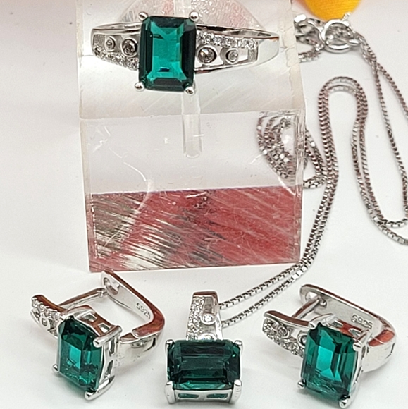 ⚘️Beautiful topaz silver 925 set - Picture 2 of 5